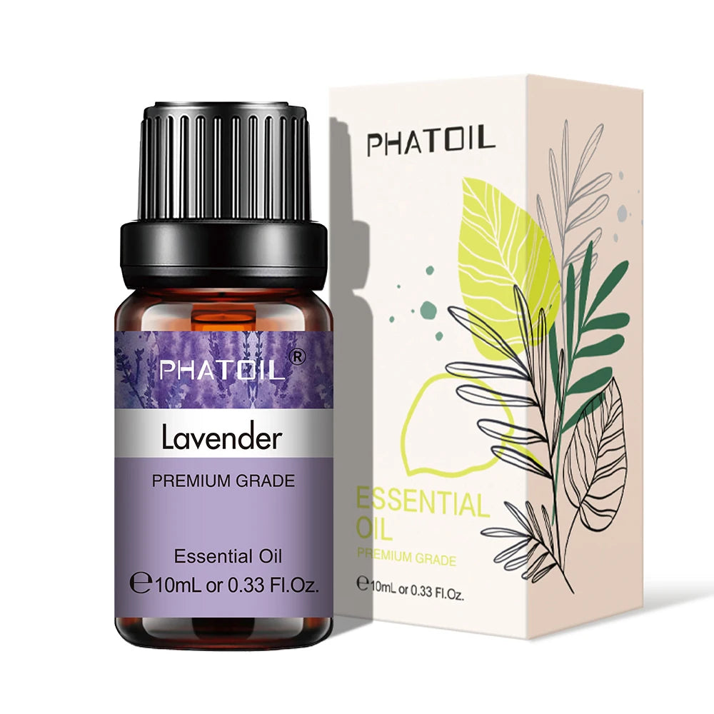 Huile Essentielle 100 % Naturelle 10 ml – Lavande, Jasmin, Vanille | Diffuseur & Soins DIY
