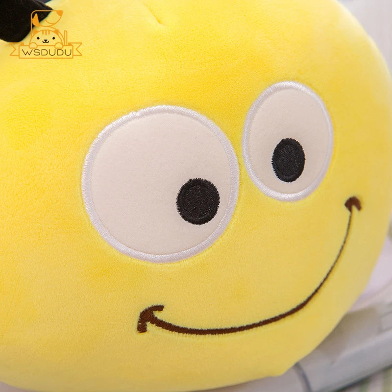 Coussin Peluche Abeille – Doudou Géant Mielleux & Réconfortant