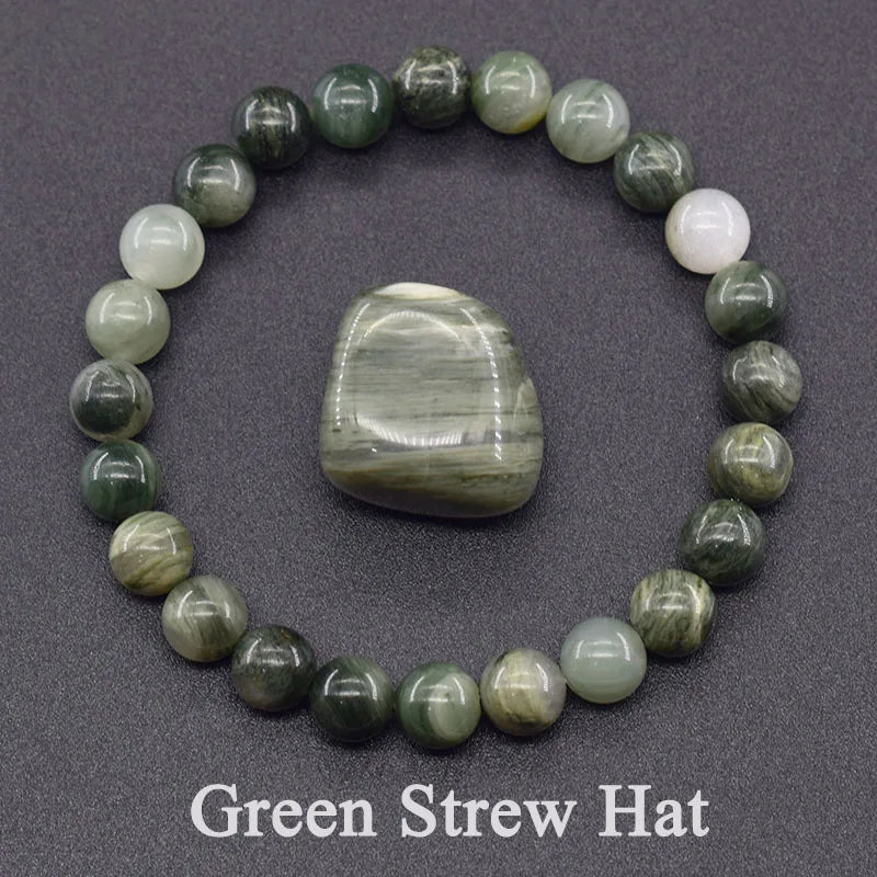 Bracelet en Apatite Bleue Naturelle – Énergie, Circulation & Vitalité