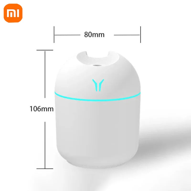 Xiaomi Humidificateur Portable 250 ml – Diffuseur d’Huiles Essentielles avec LED & Arrêt Automatique | Maison & Voiture