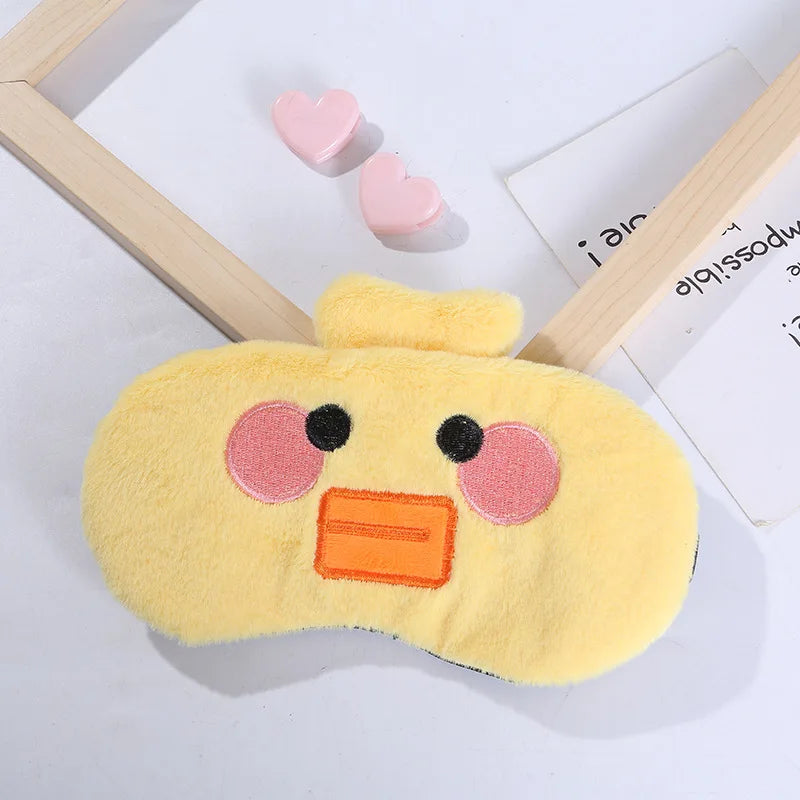 Masque de Sommeil Chat en Peluche – Bandeau Doux et Mignon pour la Sieste | Confort Visuel & Détente