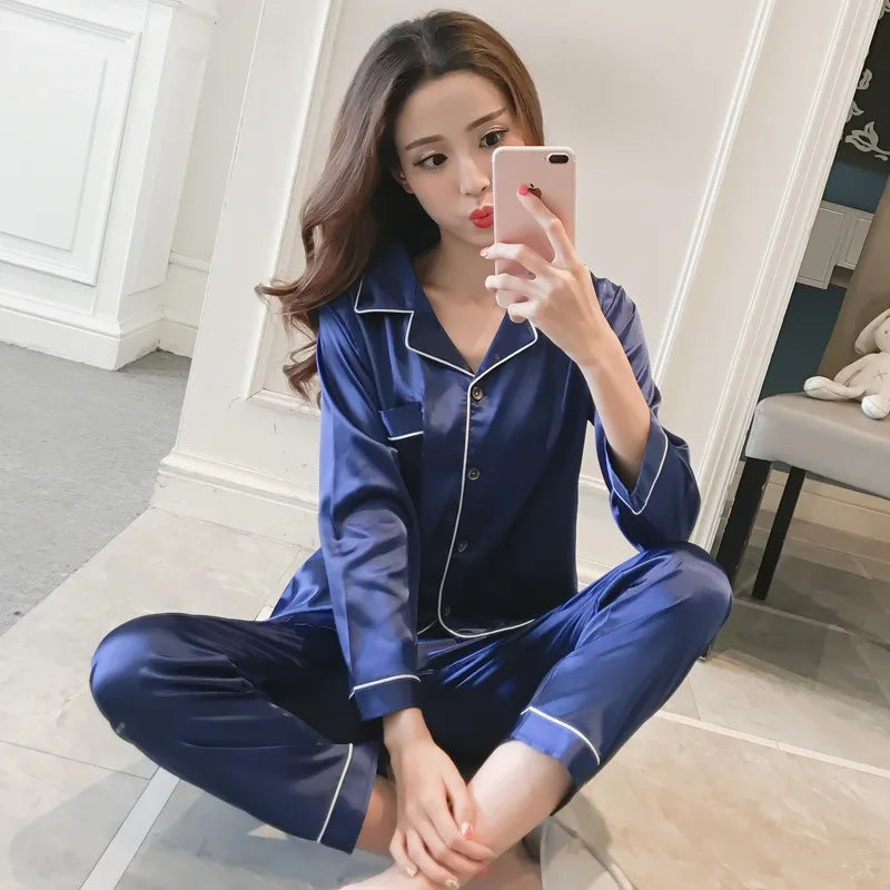 Pyjama Femme Satin – Ensemble 2 Pièces Débardeur & Short | Loungewear Élégant et Léger
