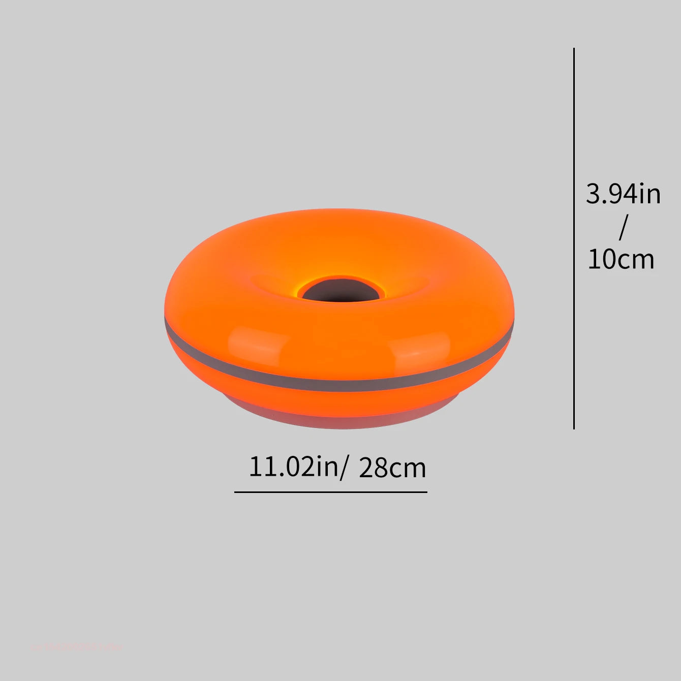 Lampe Ambiance Bauhaus Donut – Multicolore RGB avec Télécommande