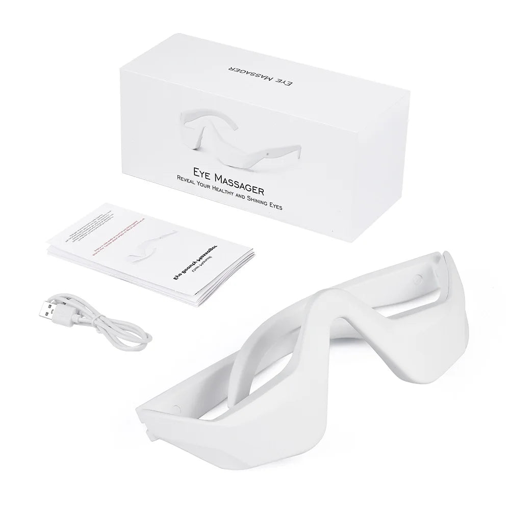Eye Massager 3D – Relaxation Oculaire, Anti-Cernes & Rides | 4 Modes Massage Lumière Rouge