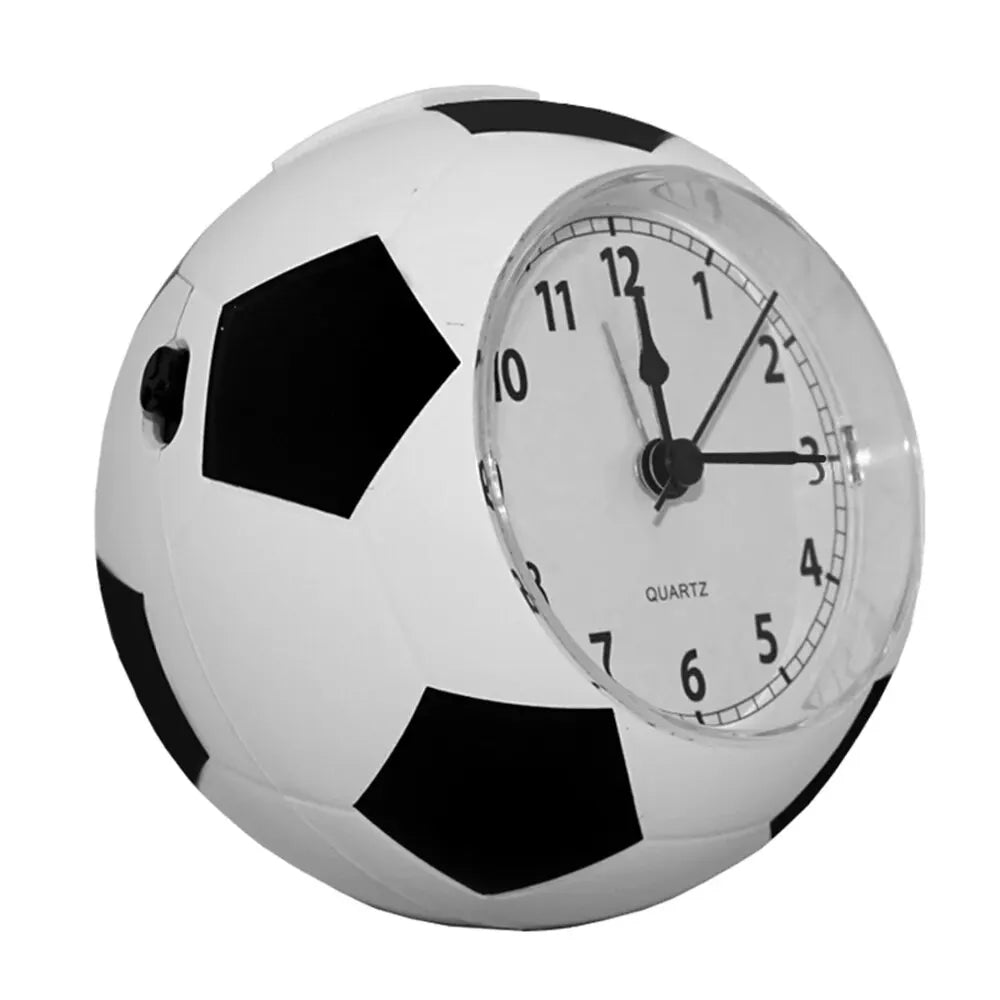 Réveil Silencieux Ballon de Football – Horloge de Table Quartz pour Enfants et Fans de Sport