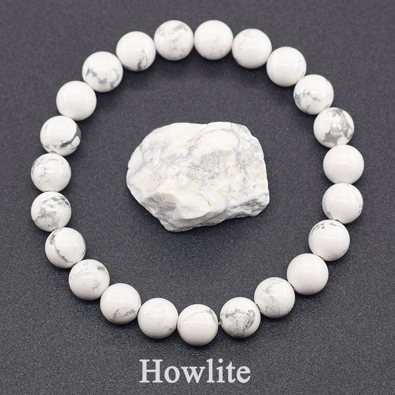 Bracelet en Apatite Bleue Naturelle – Énergie, Circulation & Vitalité