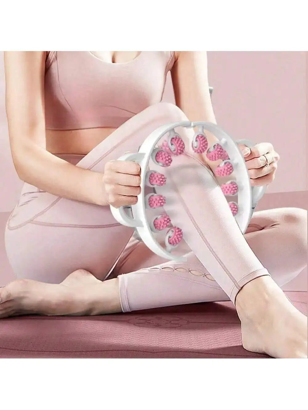 Masseur Musculaire 360° – Rouleau Relaxant Circulaire pour Jambes, Bras & Cou