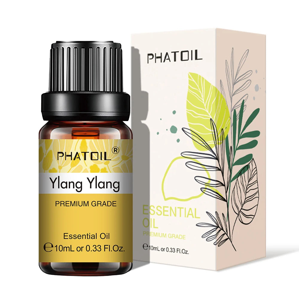 Huile Essentielle 100 % Naturelle 10 ml – Lavande, Jasmin, Vanille | Diffuseur & Soins DIY