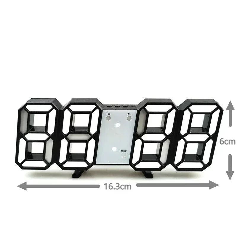 Horloge Digitale LED 3D