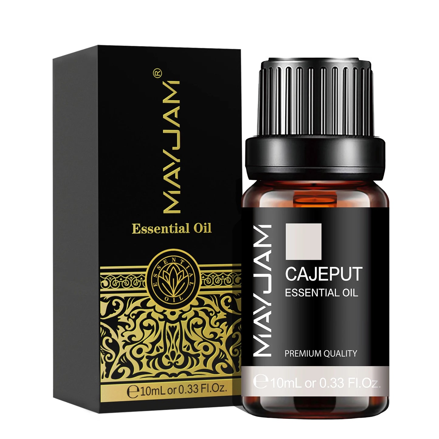 Huile Essentielle MAYJAM 10 ml – Lavande, Eucalyptus, Jasmin, Vanille, Santal | Bien-être & Diffuseur | DelvaBlue
