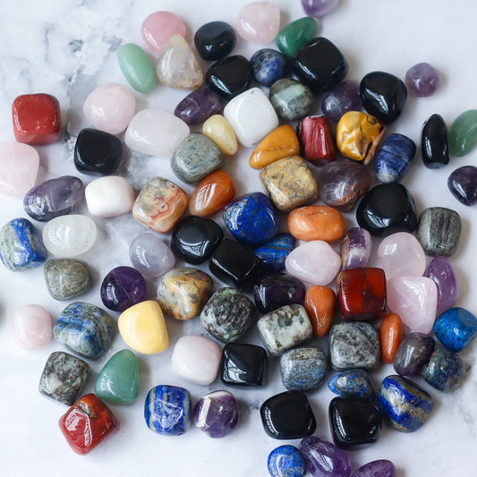 100 g de Pierres Roulées en Jade Naturel – Décoration Zen, Méditation & Bien-Être
