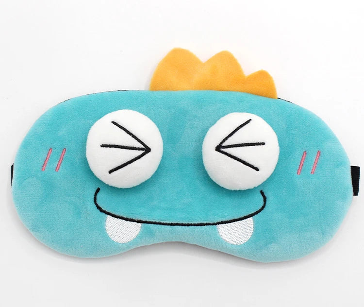 Plush sleep mask for children, women and men.