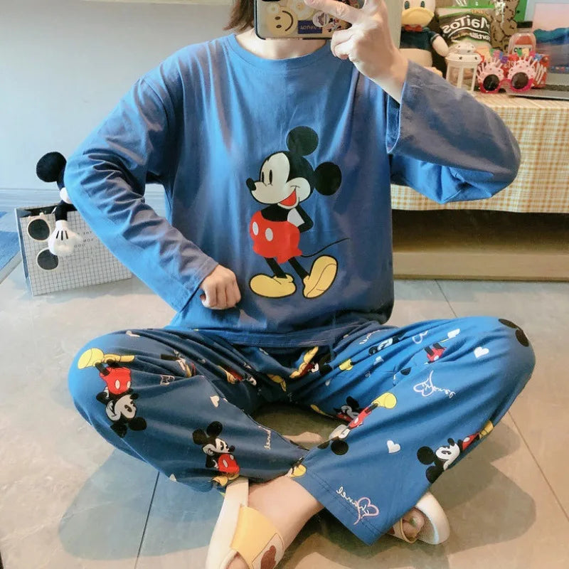 Pyjama Femme à Motifs Mignons – Ensemble 2 pièces Doux & Confortable