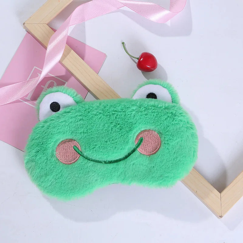 Masque de Sommeil Chat en Peluche – Bandeau Doux et Mignon pour la Sieste | Confort Visuel & Détente