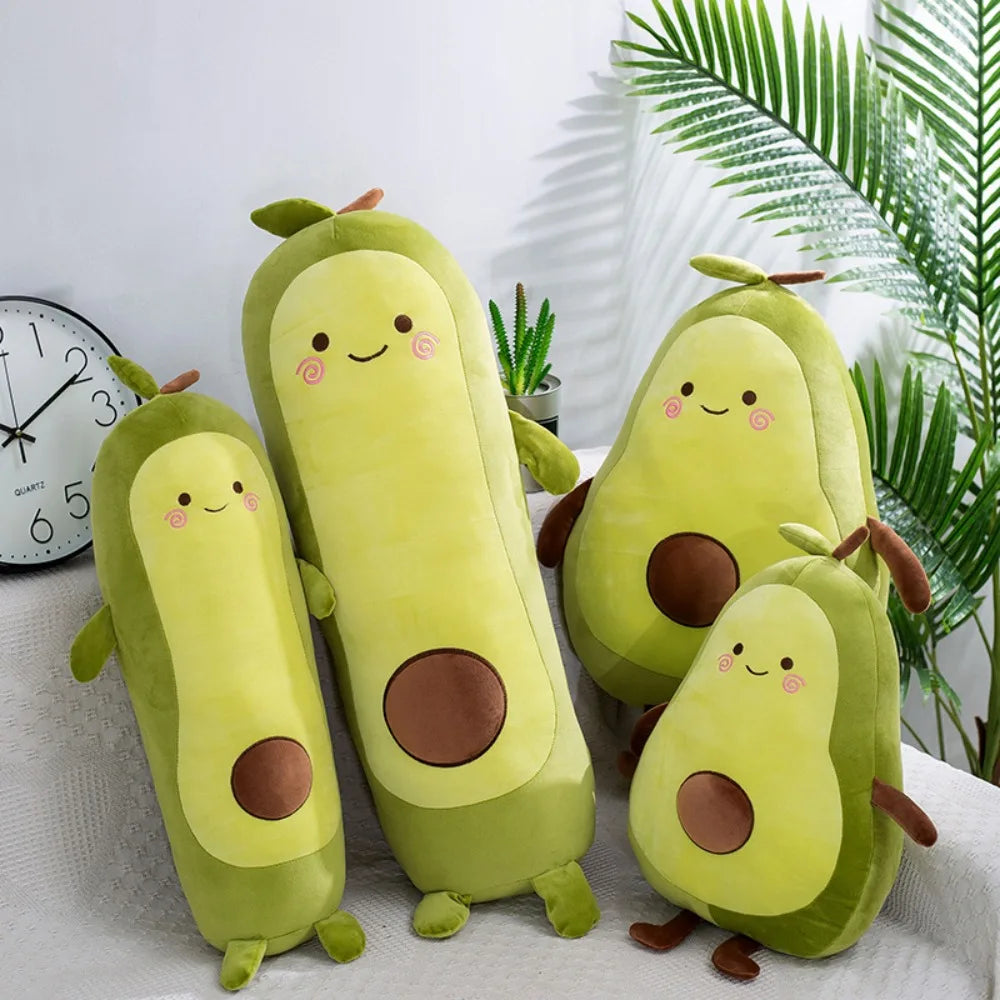 Peluche Avocat Géante – Coussin Moelleux & Mignon
