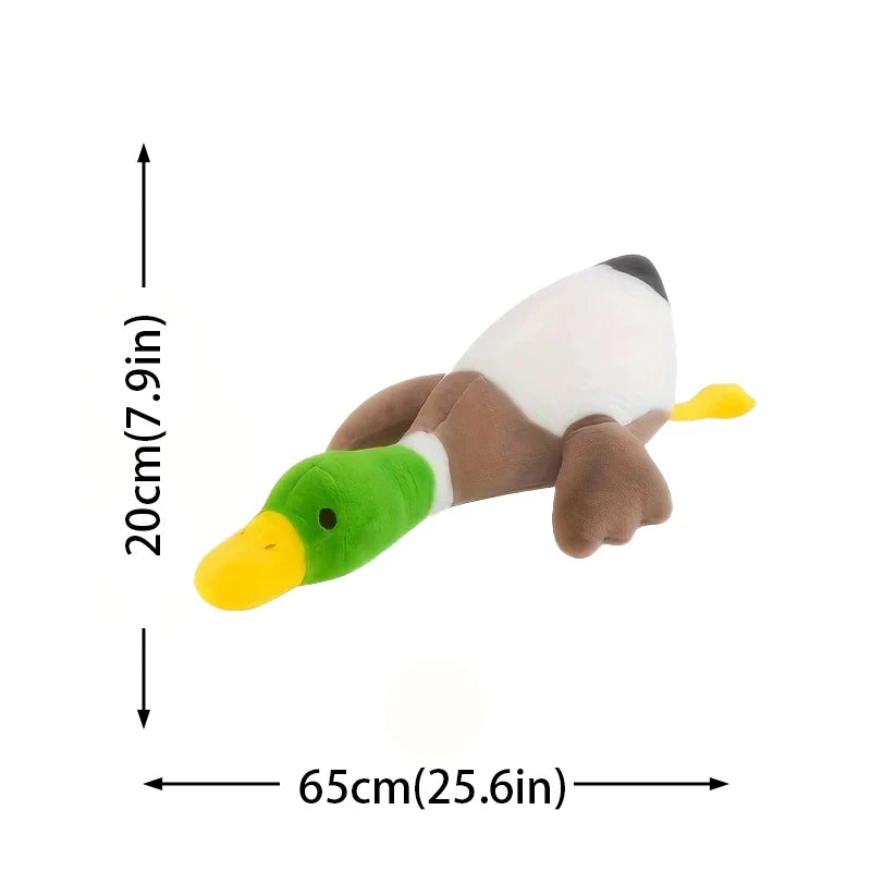 Peluche Canard Géant – Coussin Douillet