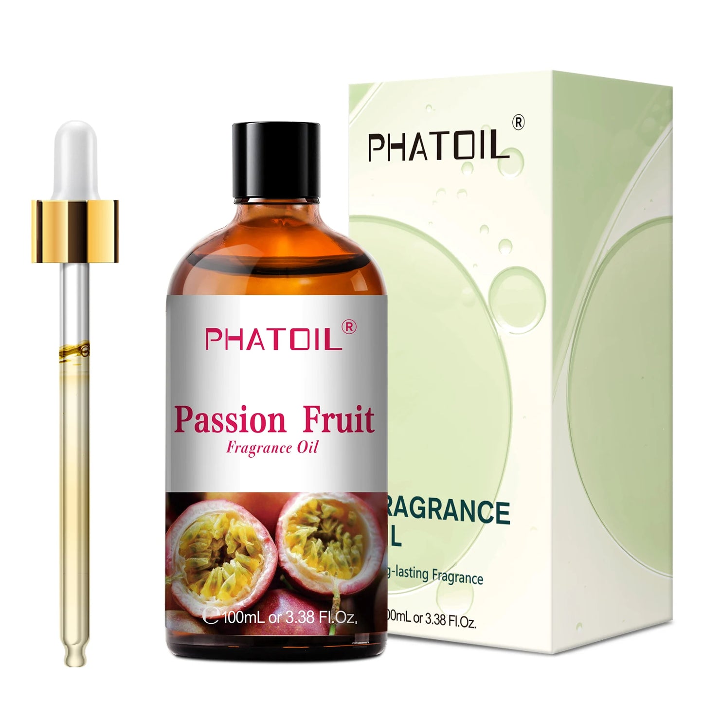 Huile Aromathérapie PHATOIL 100ml – Coco, Vanille, Fraise, Citron | Pour Diffuseur & Bougies