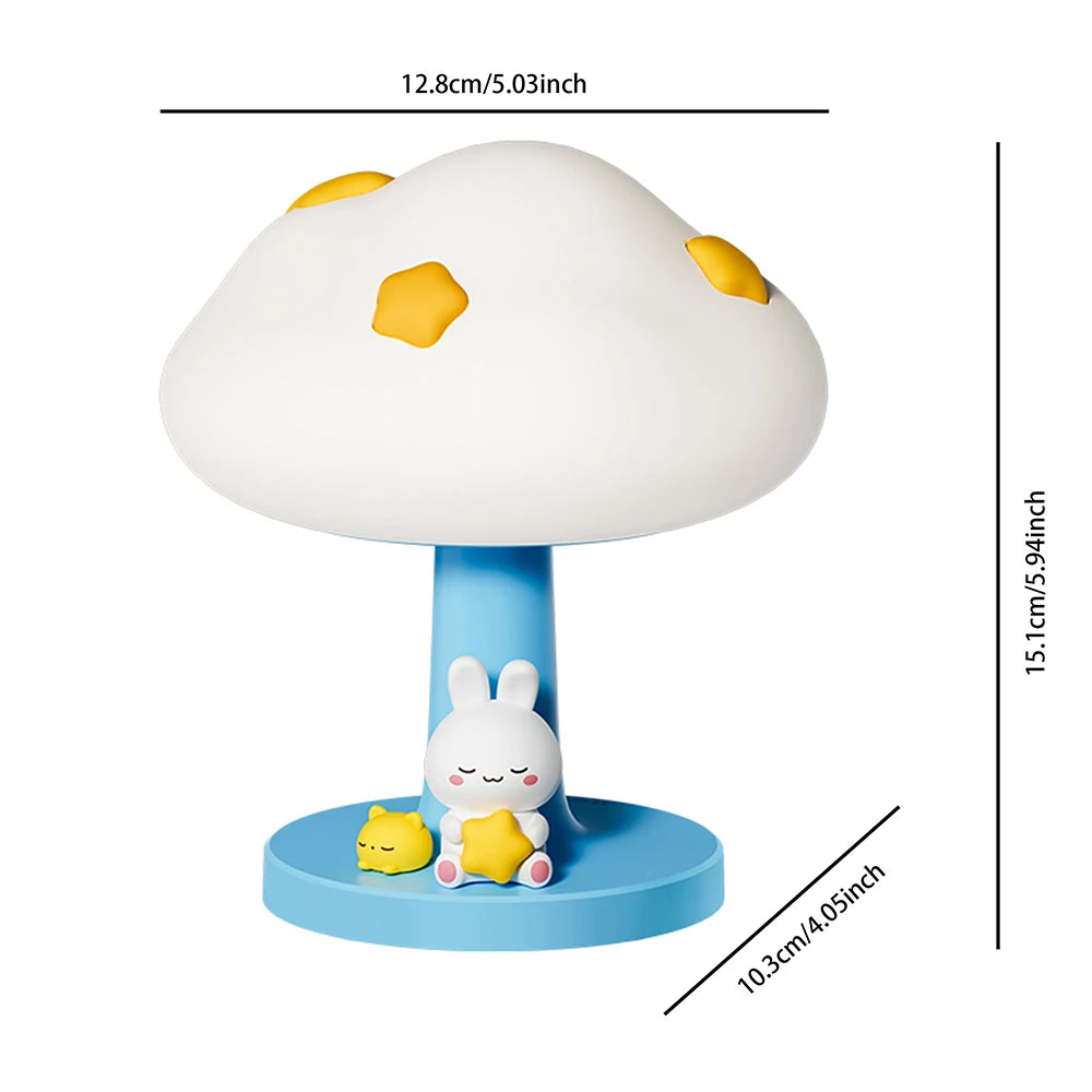 Veilleuse Lune Animaux  – Lapin, Chat ou Panda