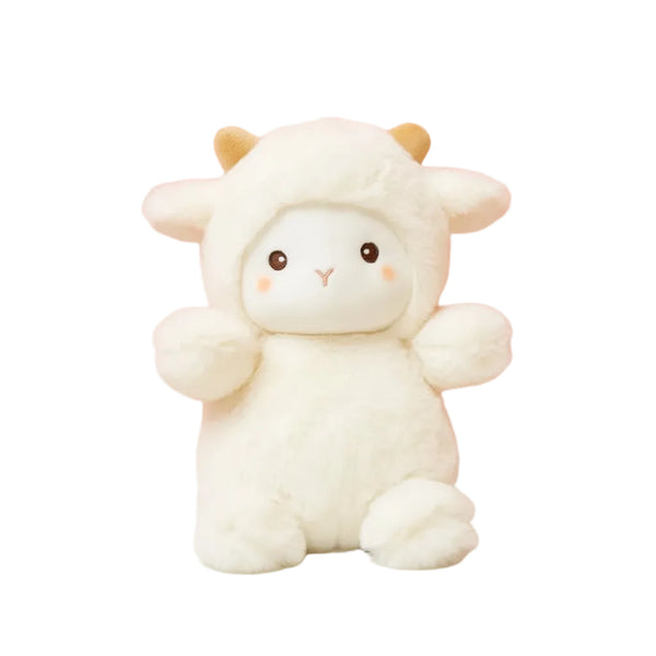 Peluche Mouton Kawaii – Doudou Agneau Tout Doux (25 cm)