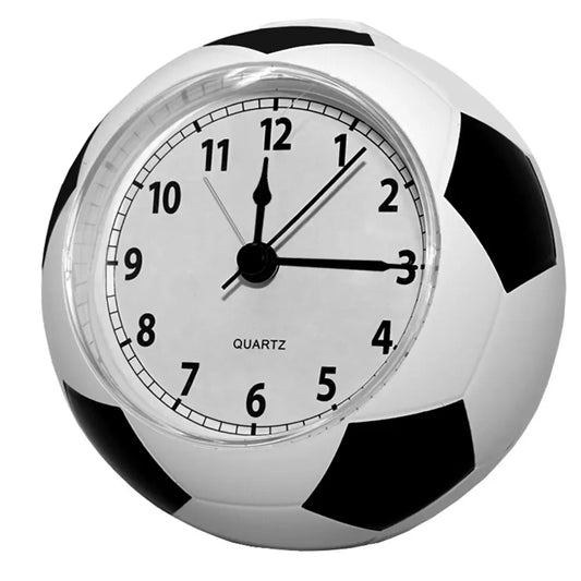 Réveil Silencieux Ballon de Football – Horloge de Table Quartz pour Enfants et Fans de Sport
