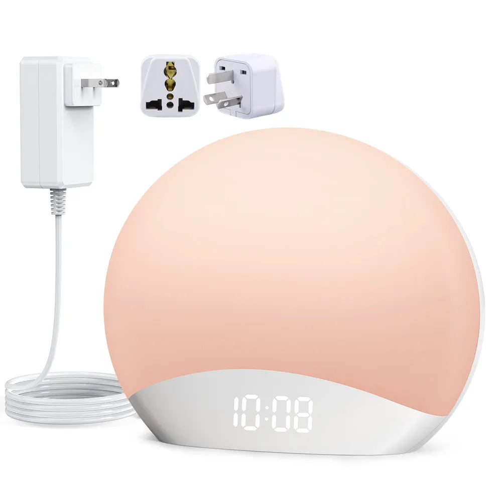 Réveil Simulateur d’Aube LED – Lumière Progressive, Radio FM