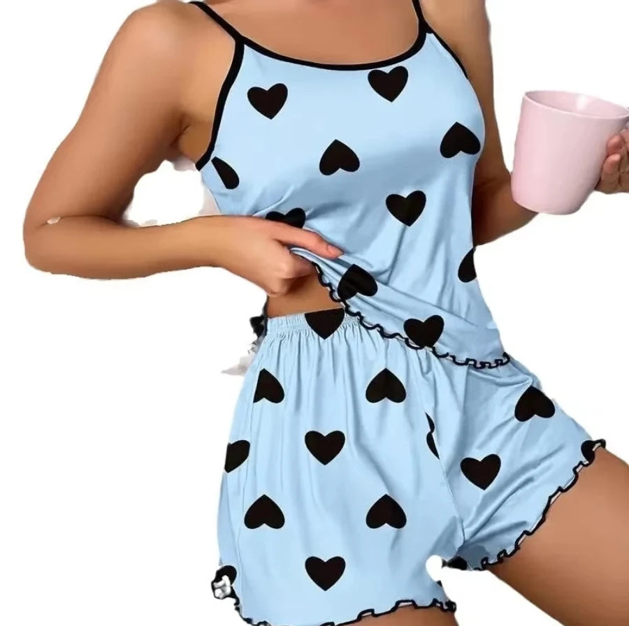 Ensemble Pyjama Satiné Femme Élégance & Confort