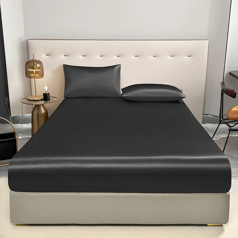 Drap-Housse Imperméable Ajustable – Avec Élastique Antidérapant | Noir, Or ou Blanc | Housse de Matelas Étanche