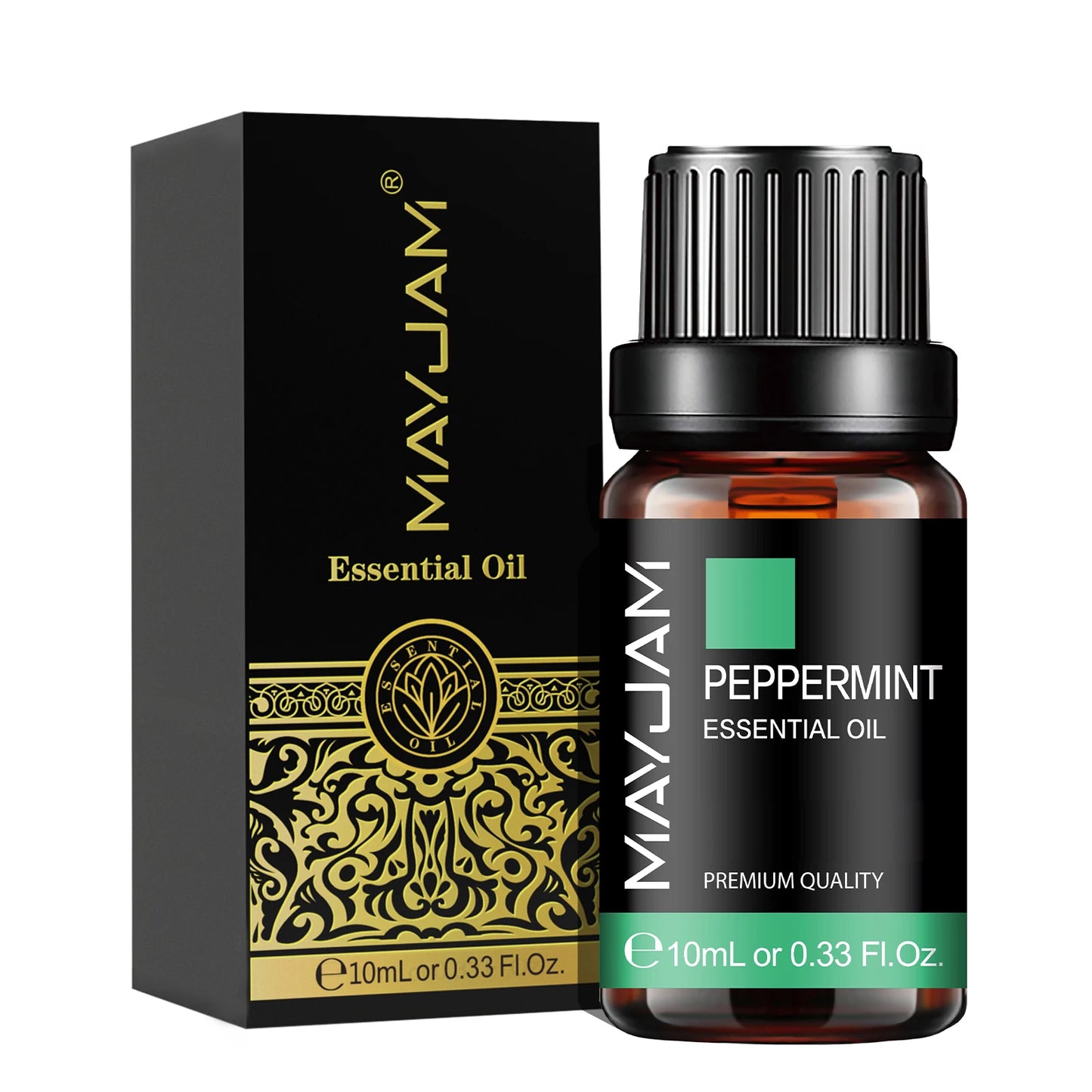 Huile Essentielle MAYJAM 10 ml – Lavande, Eucalyptus, Jasmin, Vanille, Santal | Bien-être & Diffuseur | DelvaBlue