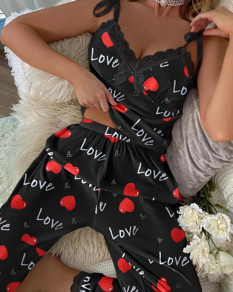 Pyjama Femme Velours – Ensemble 2 Pièces Débardeur & Short | Douceur Chic pour la Maison