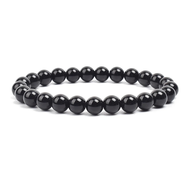Bracelet Élastique en Pierres Naturelles – Énergie & Élégance