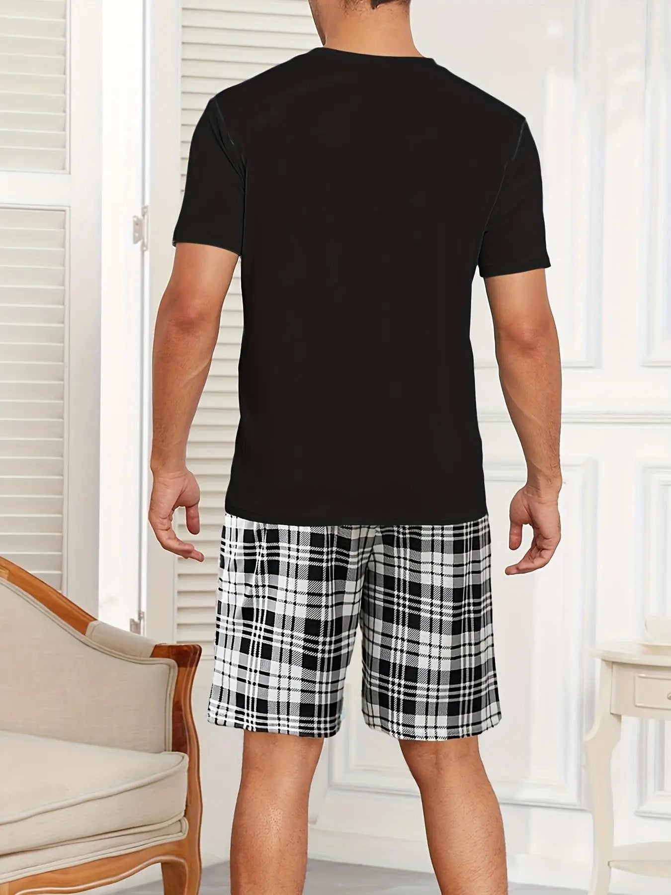 Pyjama Homme Confort – Tissu Respirant Lycra & Polyester