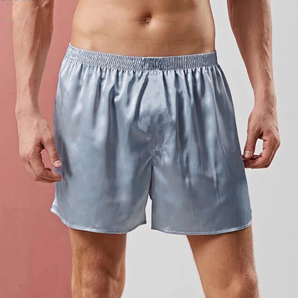 Short de Pyjama Homme – Satin Soie Brillant & Sexy