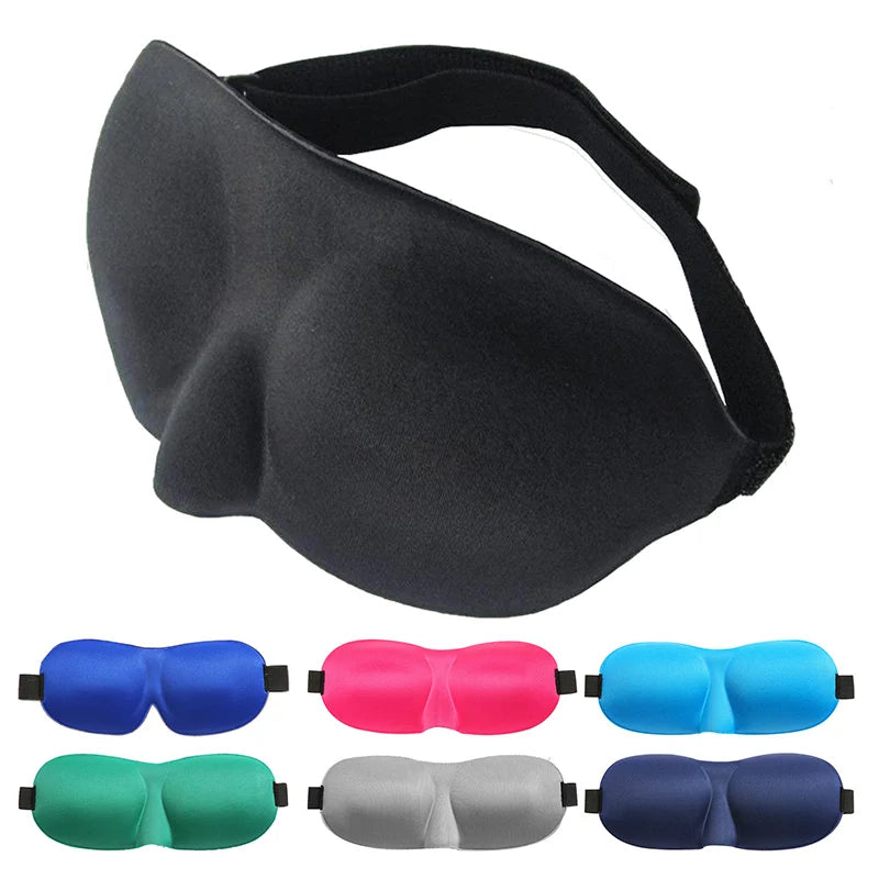 Masque de Sommeil 3D Rembourré – Zéro Pression & Obscurité Totale | Ultra Confort