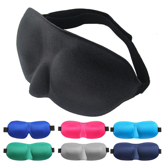 Masque de Sommeil 3D Rembourré – Zéro Pression & Obscurité Totale | Ultra Confort