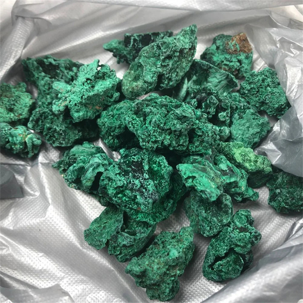 Malachite Verte Naturelle – Pierre Brute Décorative & Énergétique