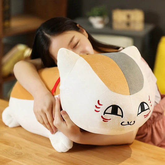 Peluche Chat Nyanko Sensei 20 à 60 cm – Coussin Doux Inspiré d'Anime