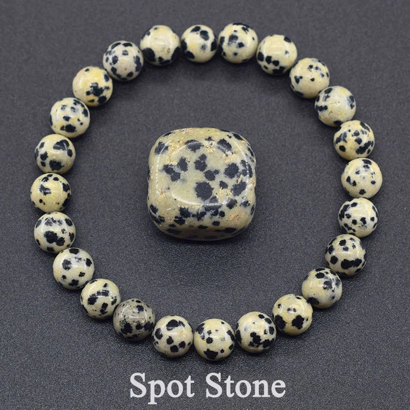 Bracelet en Apatite Bleue Naturelle – Énergie, Circulation & Vitalité