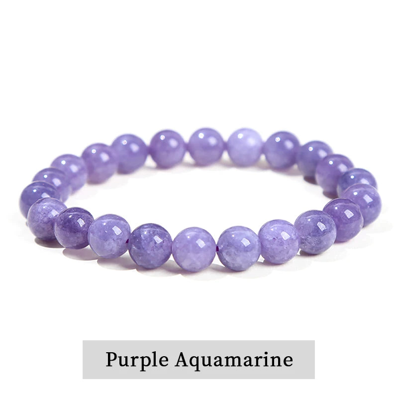 Bracelet en Pierres Naturelles – Améthyste, Œil de Tigre, Quartz, Agate | Bijou Énergétique Unisexe |