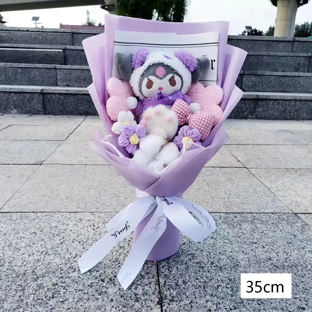 Bouquet Peluche Sanrio – Kuromi, My Melody & Friends