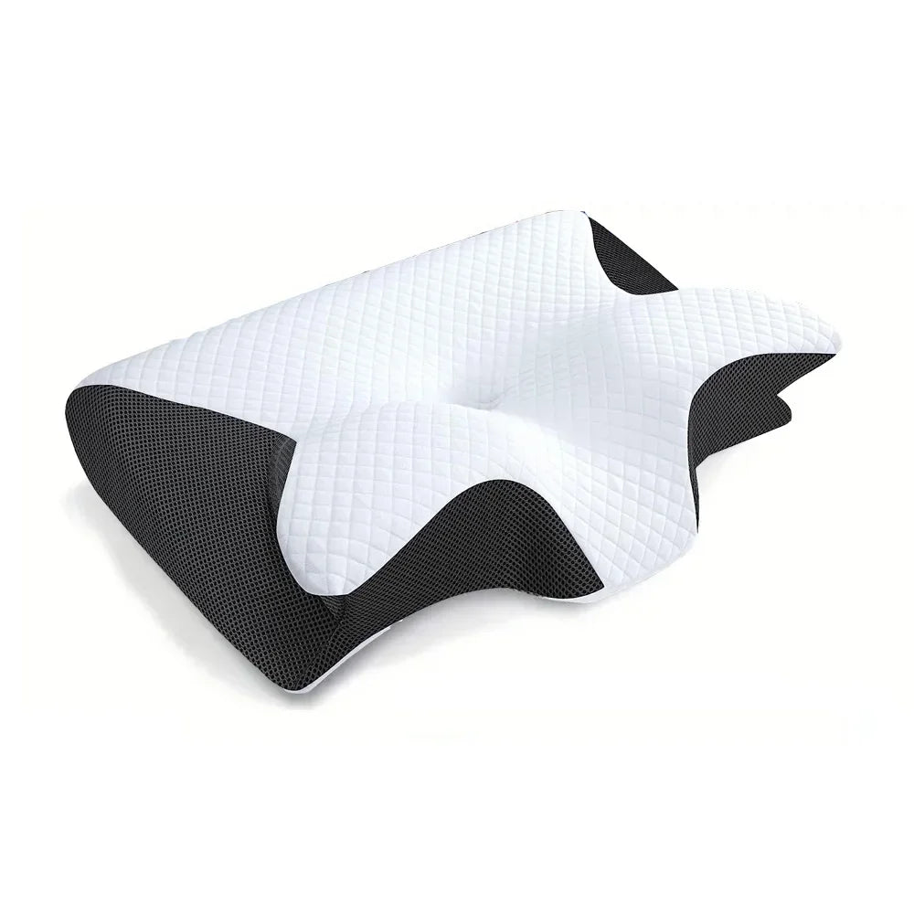 Comfortable memory foam neck pillow.