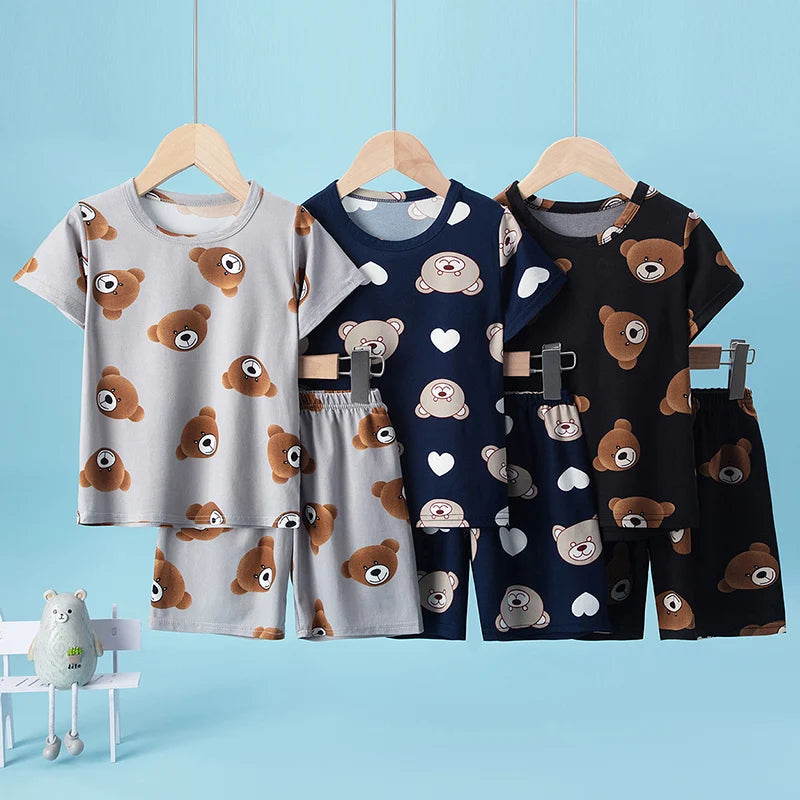 Pyjama Enfant 2 Pièces – Motifs Mignons & Confort Quotidien