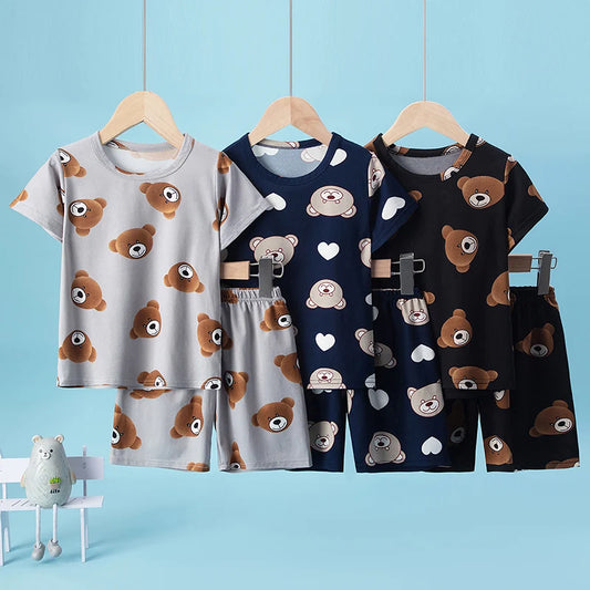 Pyjama Enfant 2 Pièces – Motifs Mignons & Confort Quotidien