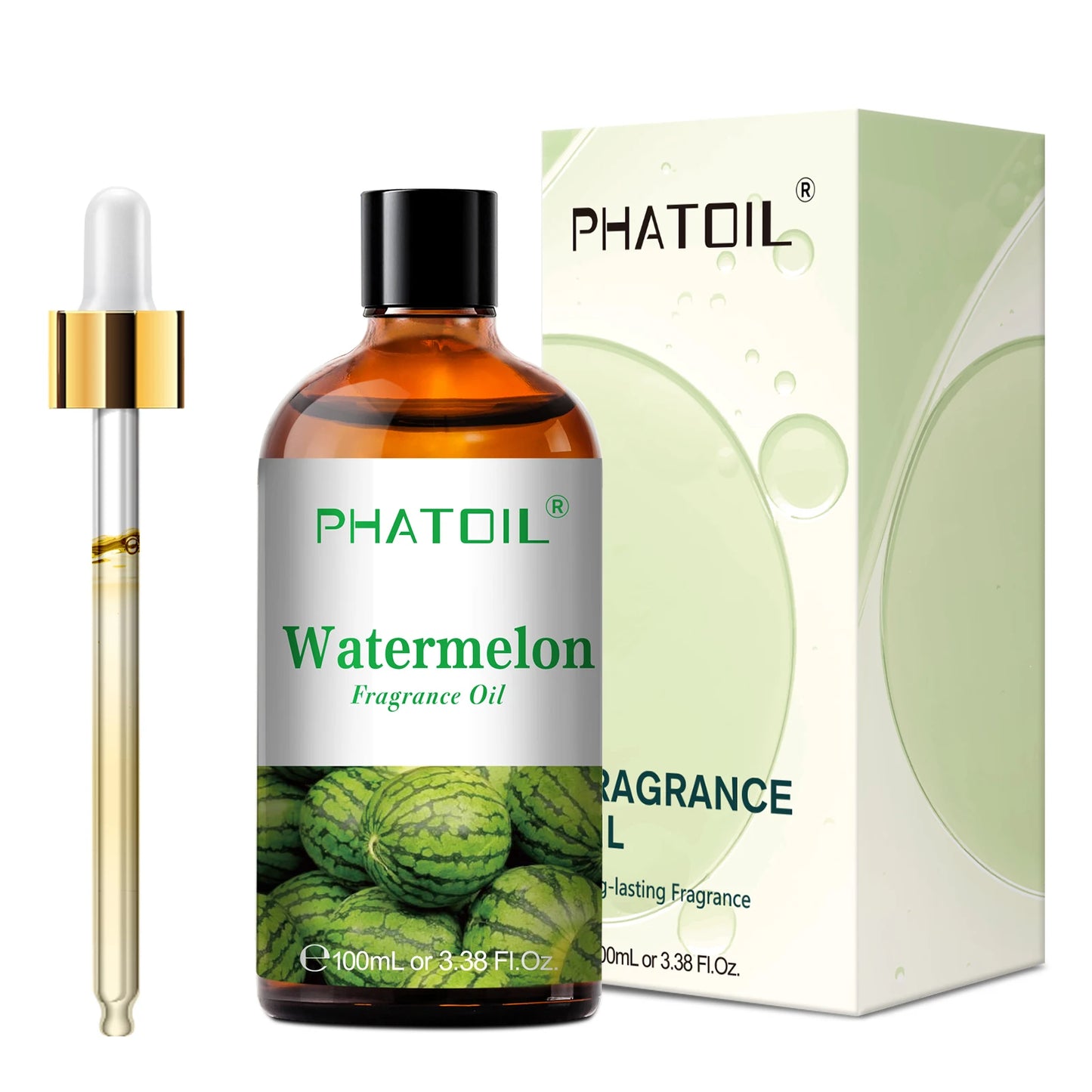 Huile Aromathérapie PHATOIL 100ml – Coco, Vanille, Fraise, Citron | Pour Diffuseur & Bougies