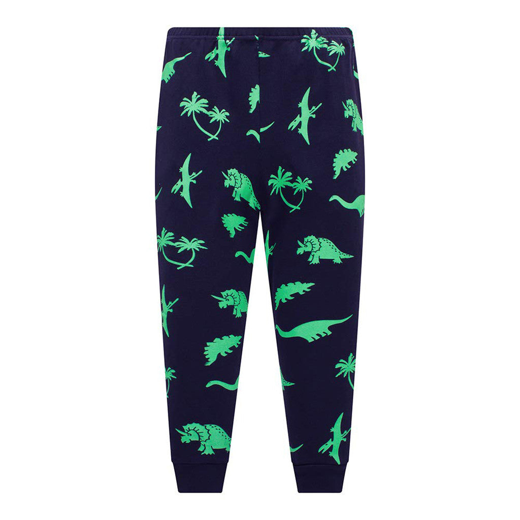 Pyjama Enfant Printemps/Automne – Ensemble Manches Longues Motif Dinosaure