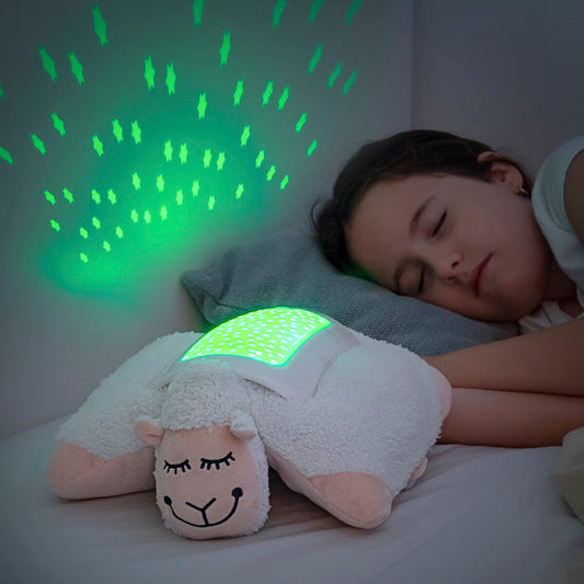 Mouton Peluche Projecteur d’Étoiles