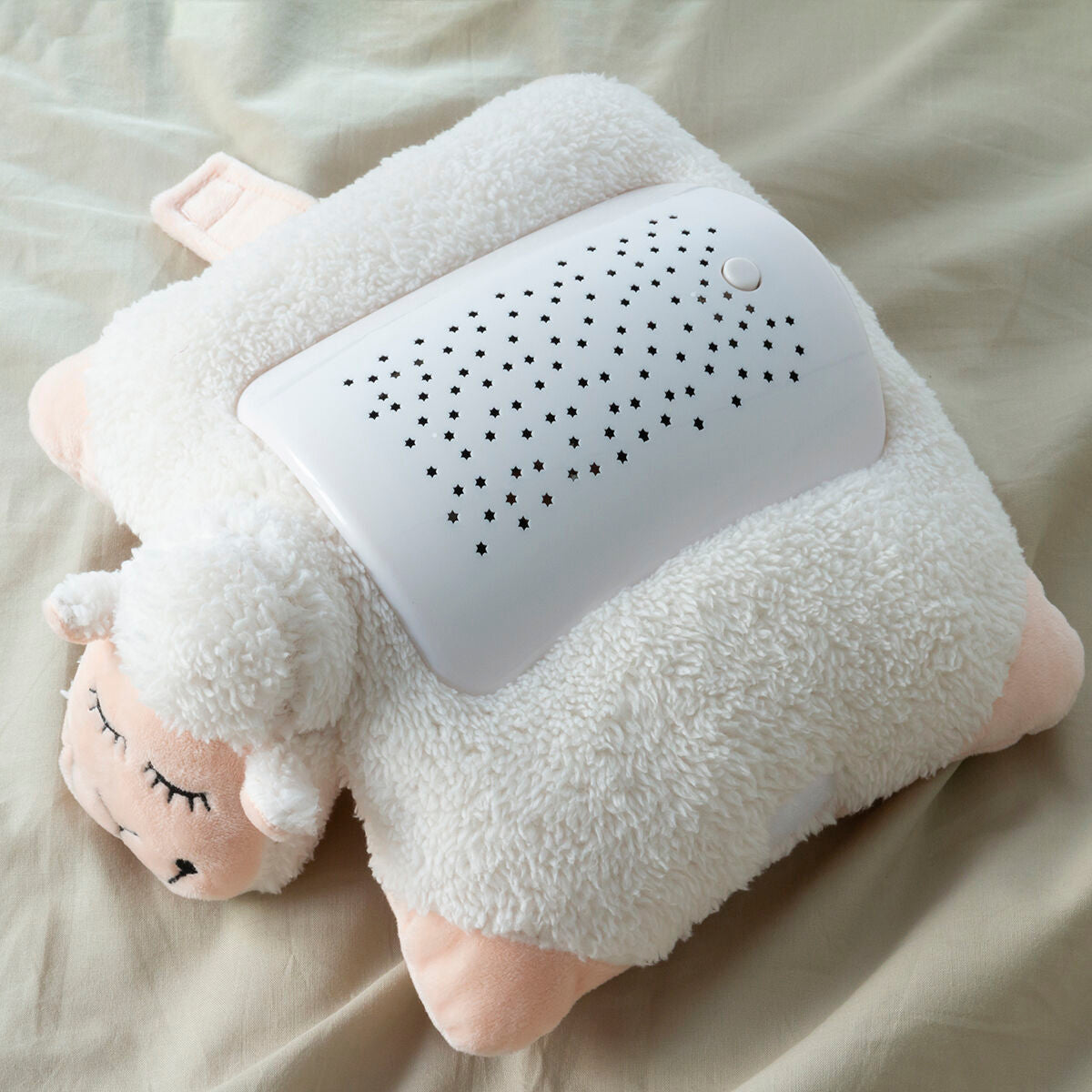 Mouton Peluche Projecteur d’Étoiles