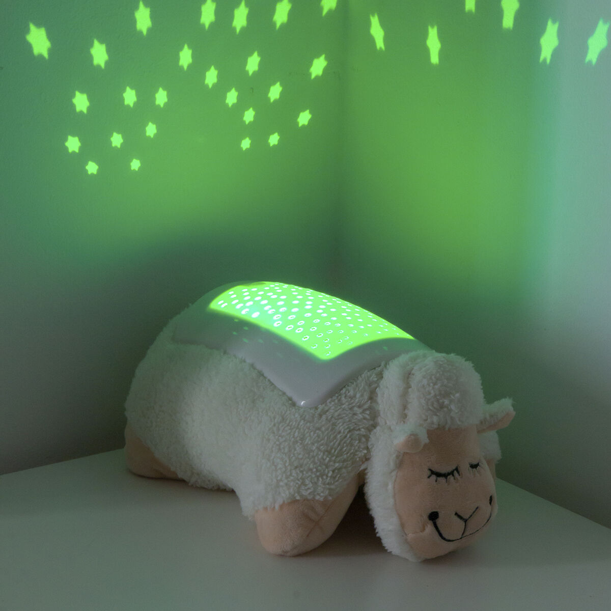 Mouton Peluche Projecteur d’Étoiles