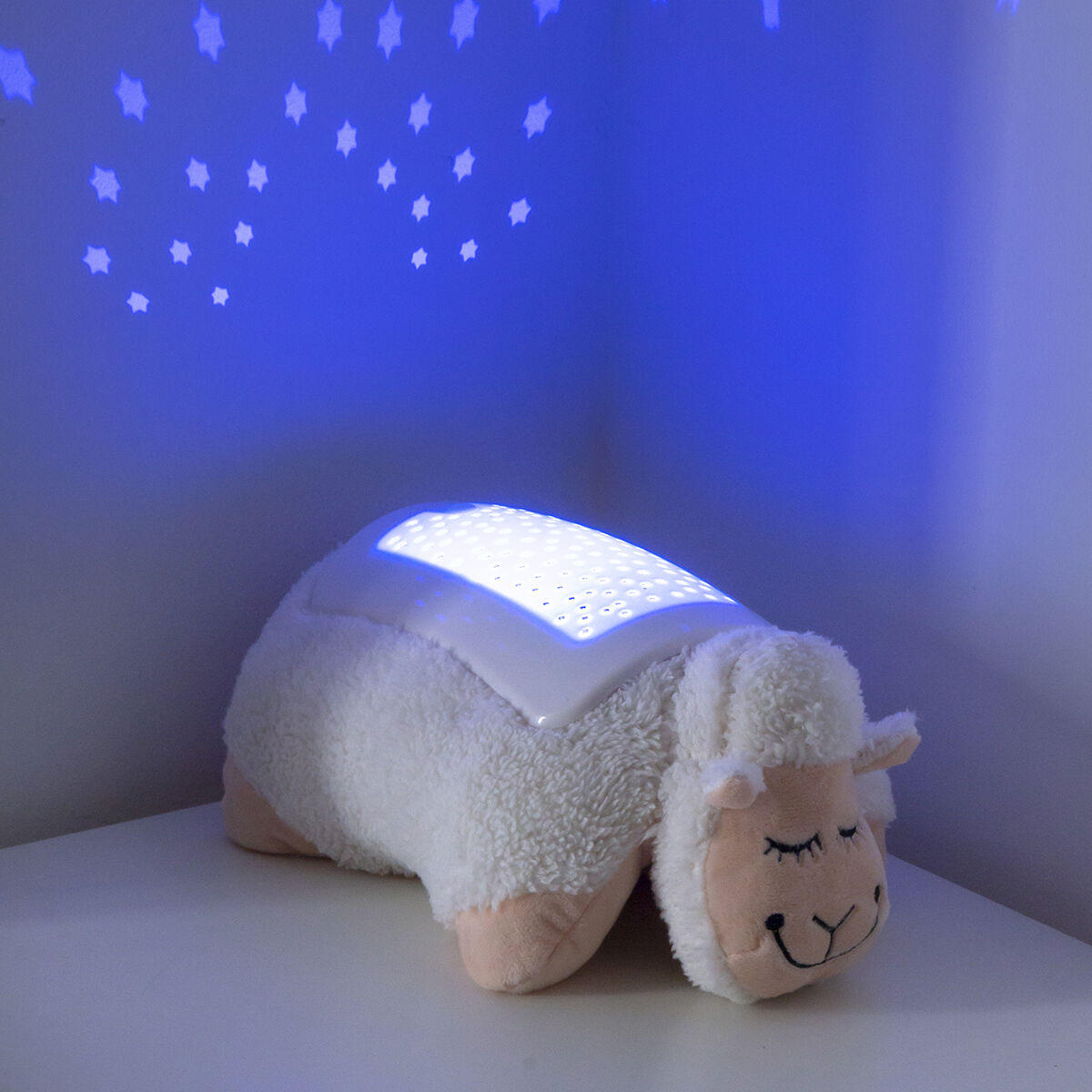 Mouton Peluche Projecteur d’Étoiles