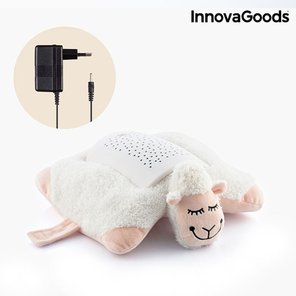 Mouton Peluche Projecteur d’Étoiles